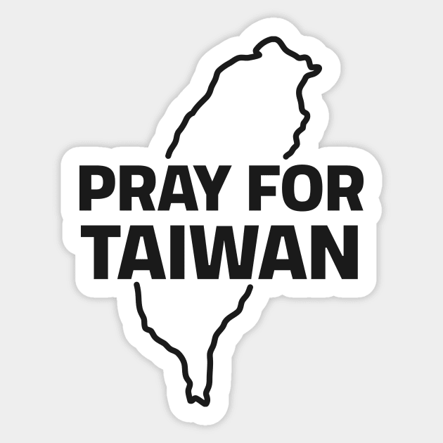 Pray For Taiwan. Stop war! Sticker by crocozen